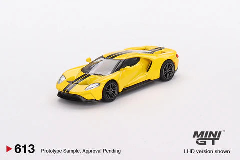 Mini gt #613 - Ford GT (Triple Yellow)