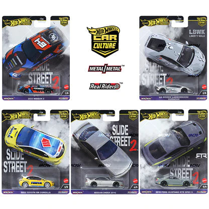 Hot Wheels Car Culture Slide Street 2 5 Car Set