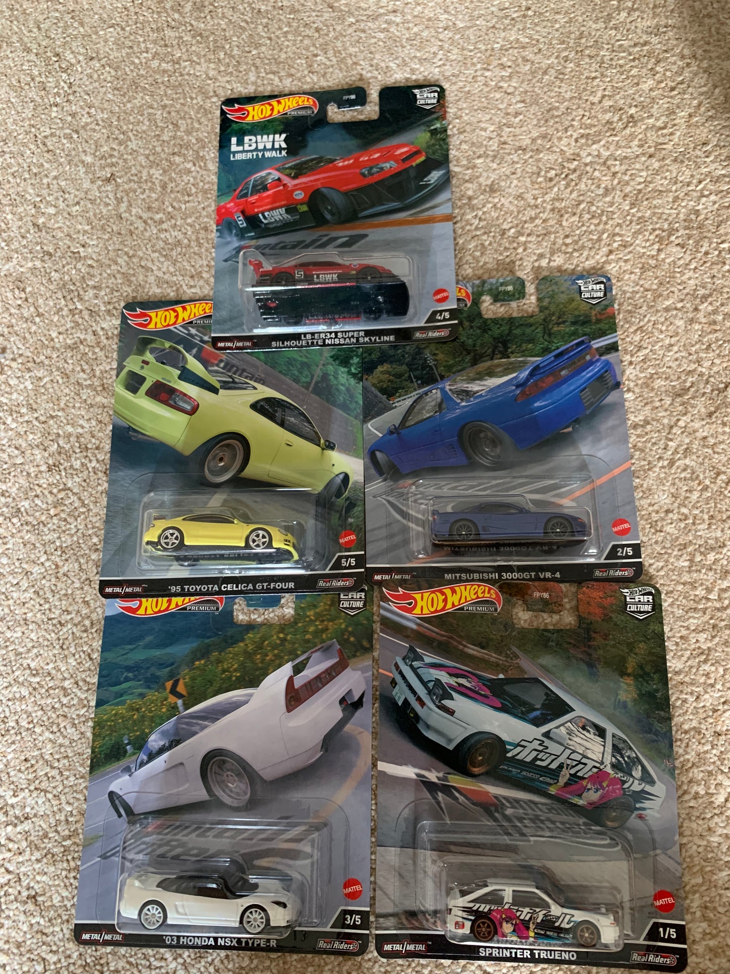 Hot wheels car culture mountain drifters set 24/7Diecast