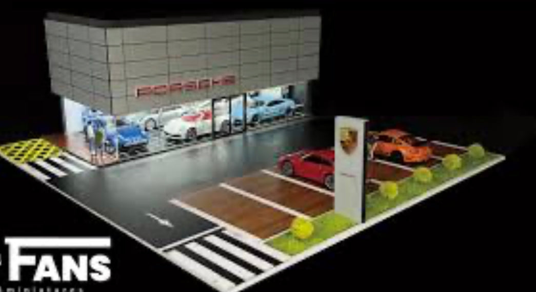 G FANS DIORAMA PORSCHE EDITION