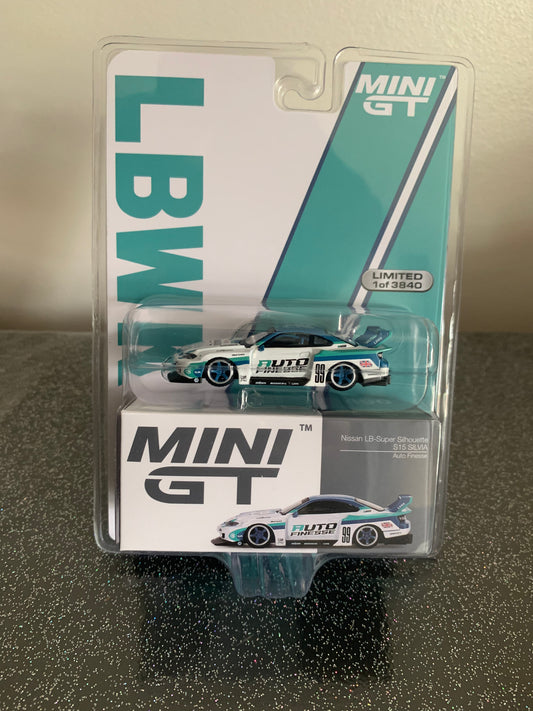 Mini gt mijo exclusive Nissan LBWK Silvia s15 AUTO FINESSE