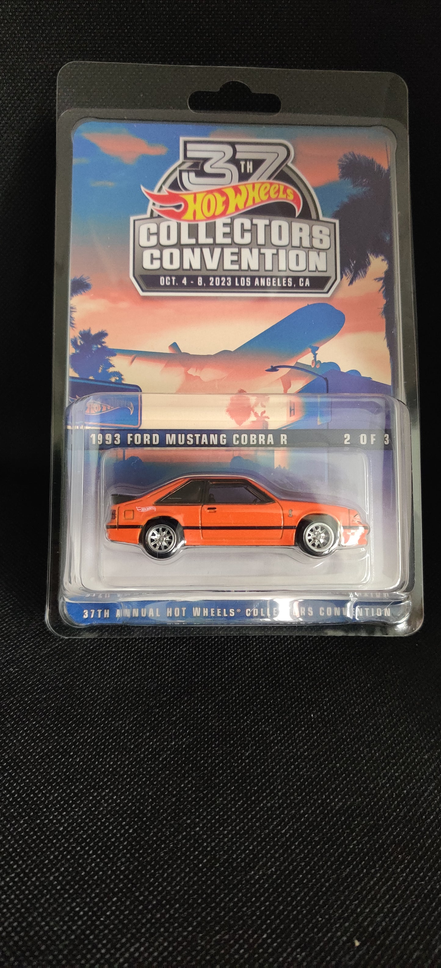 2023 Hot Wheels Convention Orange '93 Ford Mustang Cobra R LIMITED